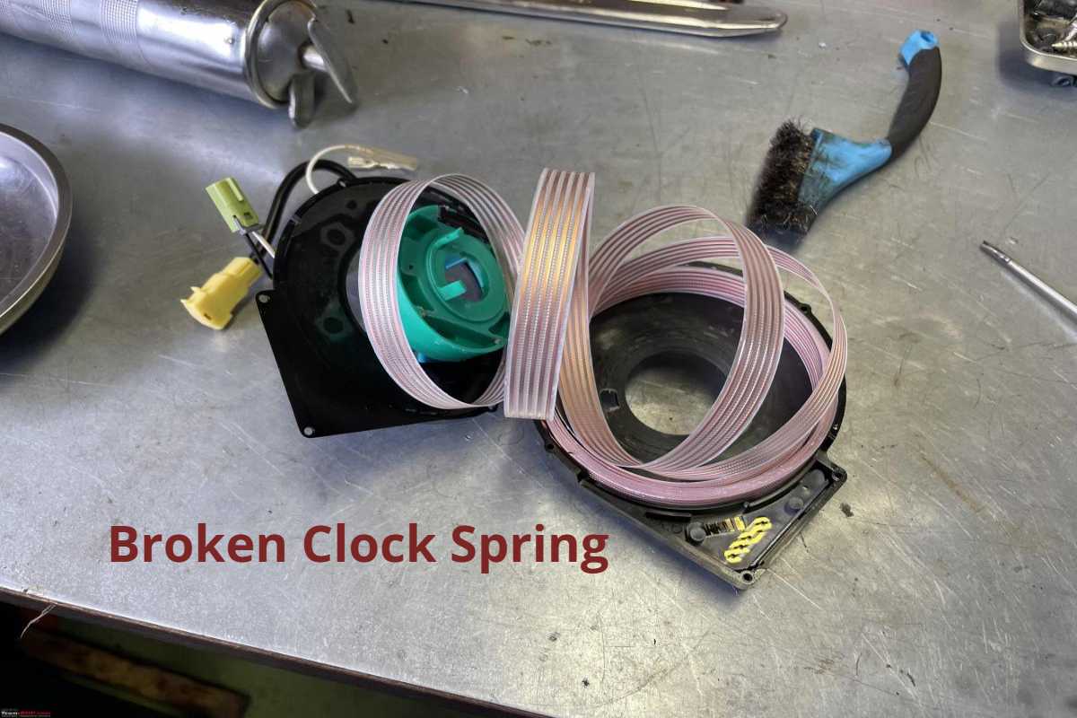 Why Is My Heated Steering Wheel Not Working Steering wheel clock spring damaged causing malfunction in horn and controls