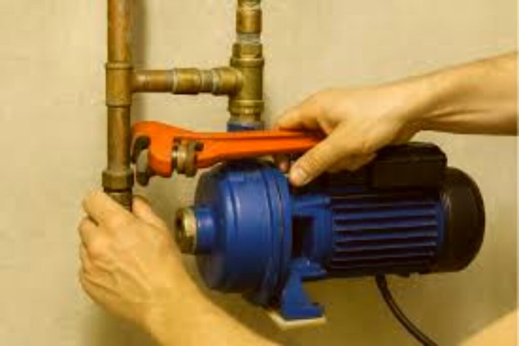 Repairing a Failing Water Pump Mechanic repairing a failing car water pump to restore proper coolant flow and prevent engine overheating.